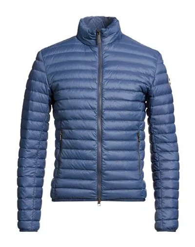 Colmar Man Puffer Blue Size 50 Polyamide