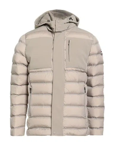 Colmar Man Puffer Grey Size 46 Polyester, Elastane In Neutral