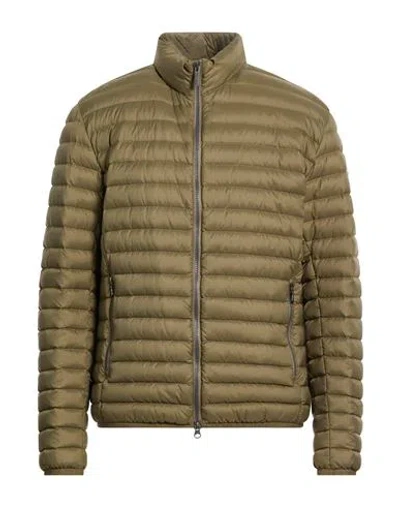 Colmar Man Puffer Khaki Size 44 Polyamide In Nude