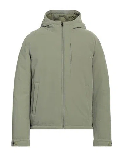 Colmar Man Puffer Light Green Size 40 Polyester In Green