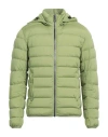 Colmar Man Puffer Light Green Size 46 Polyamide, Elastane