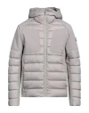 Colmar Man Puffer Light Grey Size 38 Polyester, Elastane