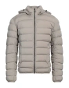 Colmar Man Puffer Light Grey Size 46 Polyamide, Elastane In Grey