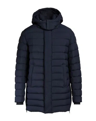 Colmar Man Puffer Midnight Blue Size 38 Polyamide In Black