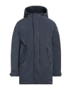 Colmar Man Puffer Navy Blue Size 44 Polyester In Navy Blue