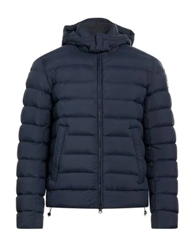 Colmar Man Puffer Navy Size 38 Polyamide In Blue