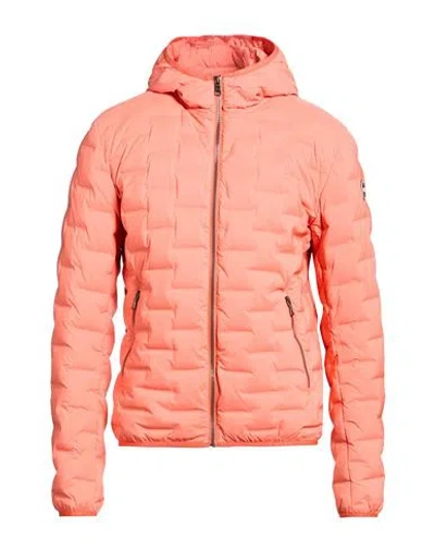 Colmar Man Puffer Orange Size 40 Polyester, Elastane In Pink