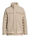 Colmar Man Puffer Sage Green Size 42 Polyester, Elastane In Brown