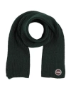 Colmar Man Scarf Emerald Green Size - Virgin Wool, Acrylic In Green