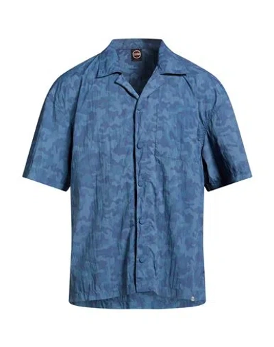 Colmar Man Shirt Blue Size L Polyamide