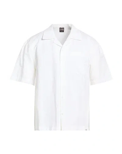 Colmar Man Shirt White Size L Linen, Cotton