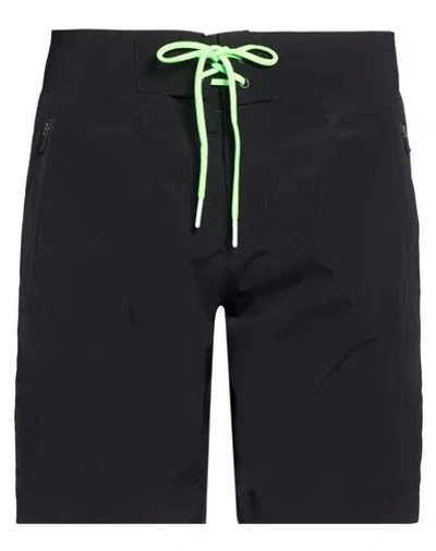 Colmar Man Shorts & Bermuda Shorts Black Size 34 Polyester
