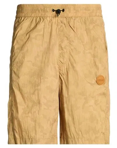 Colmar Man Shorts & Bermuda Shorts Camel Size L Polyamide In Brown