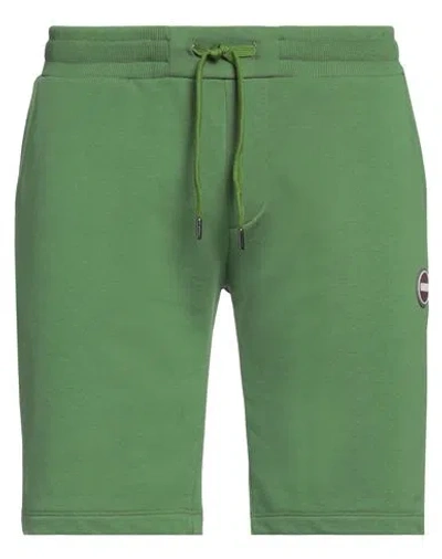 Colmar Man Shorts & Bermuda Shorts Green Size S Cotton, Polyester