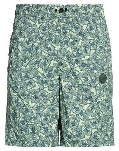 Colmar Man Shorts & Bermuda Shorts Light Green Size L Polyester