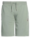 Colmar Man Shorts & Bermuda Shorts Sage Green Size L Cotton, Polyester