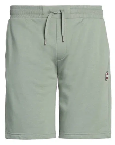 Colmar Man Shorts & Bermuda Shorts Sage Green Size L Cotton, Polyester In Sage Green