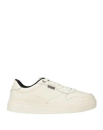 Colmar Man Sneakers Ivory Size 9 Leather In White