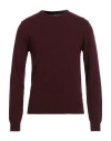 Colmar Man Sweater Burgundy Size M Wool, Viscose, Polyamide, Cashmere In Red