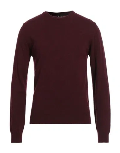 Colmar Man Sweater Burgundy Size M Wool, Viscose, Polyamide, Cashmere In Red
