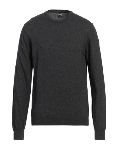 Colmar Man Sweater Charcoal Size L Wool, Viscose, Polyamide, Cashmere In Grey