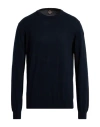 Colmar Man Sweater Midnight Blue Size L Cotton In Blue
