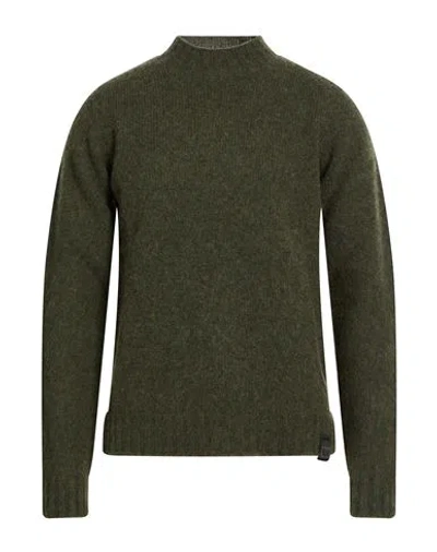 Colmar Man Sweater Military Green Size L Wool