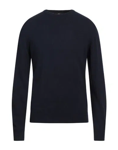 Colmar Man Sweater Navy Size Xxl Wool, Viscose, Polyamide, Cashmere In Navy Blue