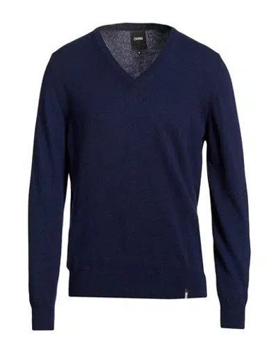 Colmar Man Sweater Navy Size Xs Polyamide, Wool, Viscose, Cashmere In Multi