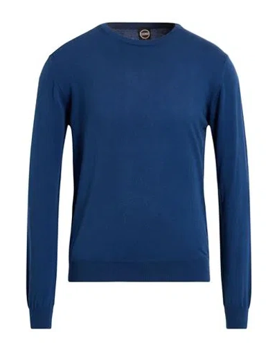 Colmar Man Sweatshirt Navy Size L Cotton In Blue