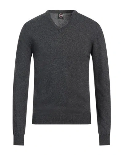 Colmar Man Sweater Charcoal Size M Wool, Viscose, Polyamide, Cashmere In Grey
