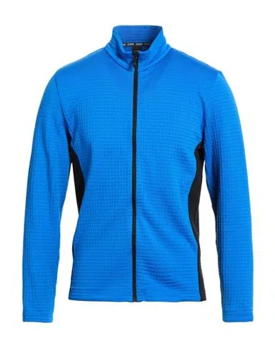 Colmar Man Sweatshirt Azure Size S Polyester, Elastane, Polyamide In Blue