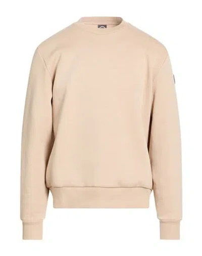 Colmar Man Sweatshirt Beige Size L Cotton, Polyester In Neutral