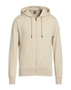 Colmar Man Sweatshirt Beige Size L Cotton, Polyester In Neutral