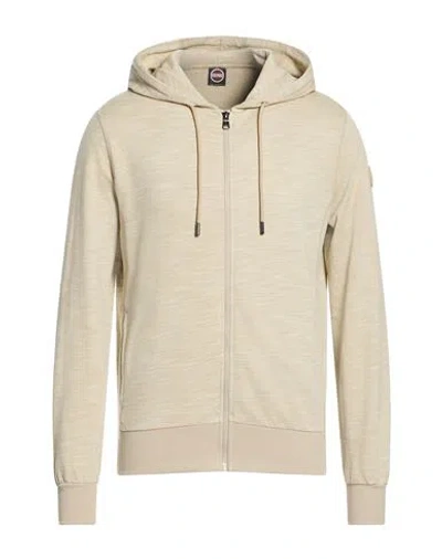 Colmar Man Sweatshirt Beige Size L Cotton, Polyester In Neutral
