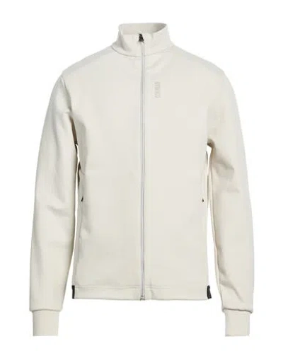 Colmar Man Sweatshirt Beige Size L Polyester, Elastane In White