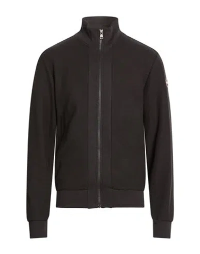 Colmar Man Sweatshirt Black Size L Cotton, Polyester In Brown