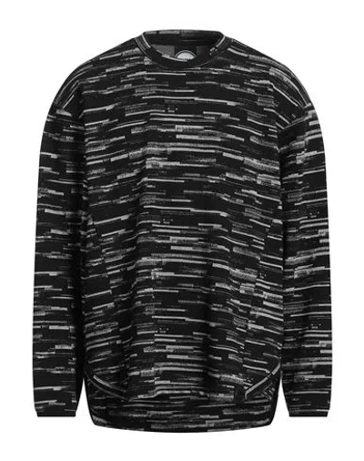 Colmar Man Sweatshirt Black Size L Polyester, Viscose, Elastane