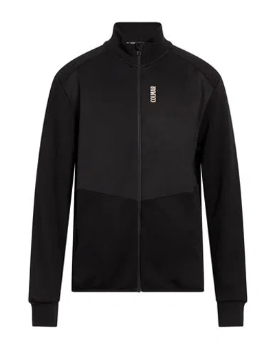 Colmar Man Sweatshirt Black Size L Polyester, Viscose, Elastane