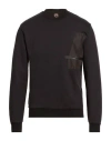 Colmar Man Sweatshirt Black Size M Cotton In Black