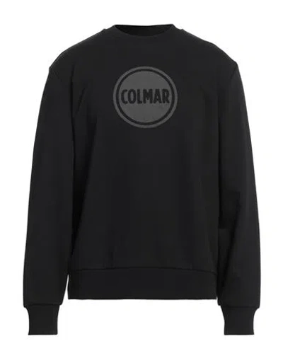 Colmar Man Sweatshirt Black Size M Cotton, Polyester