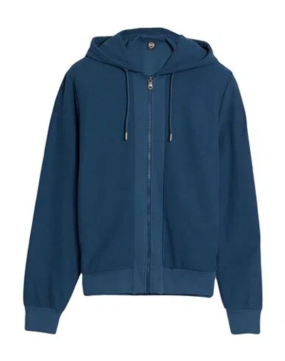 Colmar Man Sweatshirt Blue Size M Cotton, Polyester