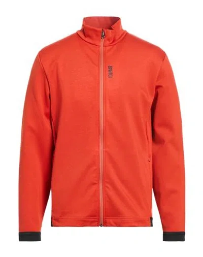 Colmar Man Sweatshirt Brick Size L Polyester, Elastane In Red