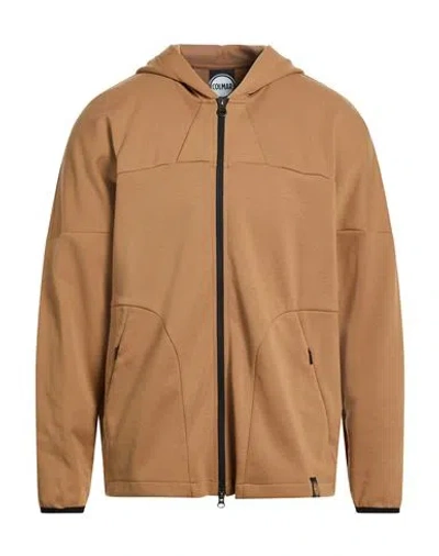 Colmar Man Sweatshirt Brown Size L Polyester, Cotton