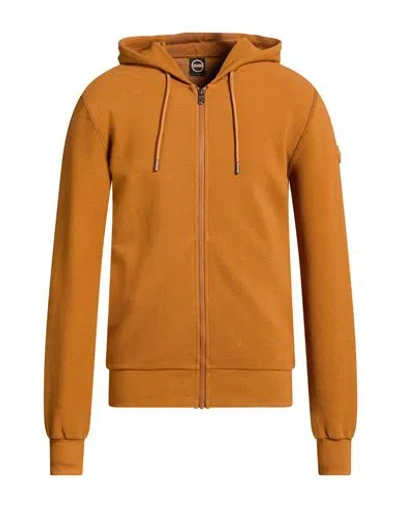 Colmar Man Sweatshirt Camel Size L Cotton, Polyamide, Elastane In Orange
