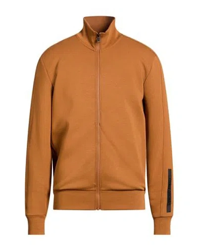 Colmar Man Sweatshirt Camel Size L Cotton, Polyester, Elastane In Brown