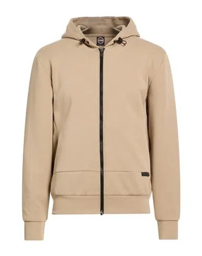 Colmar Man Sweatshirt Camel Size L Cotton, Polyester, Elastane In Brown