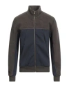 Colmar Man Sweatshirt Charcoal Size L Cotton In Brown