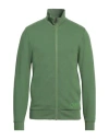 Colmar Man Sweatshirt Green Size L Polyester, Cotton In Green