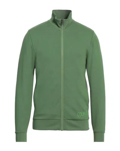 Colmar Man Sweatshirt Green Size L Polyester, Cotton